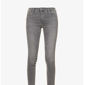AG Jeans Women's Grey The Farrah Skinny High-rise Jeans